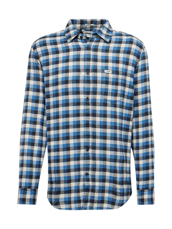 WRANGLER WRANGLER Риза  синьо / черно / бяло