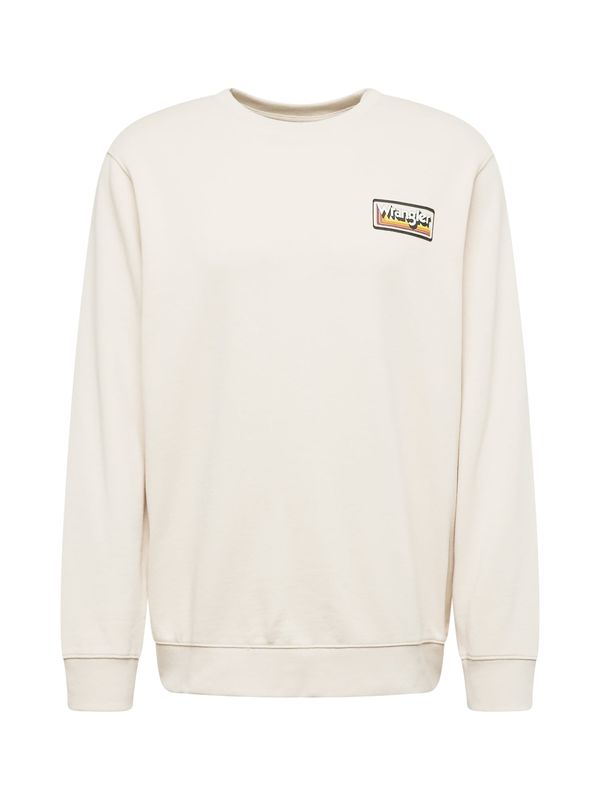 WRANGLER WRANGLER Суичър  кафяво / жълто / оранжево / мръсно бяло