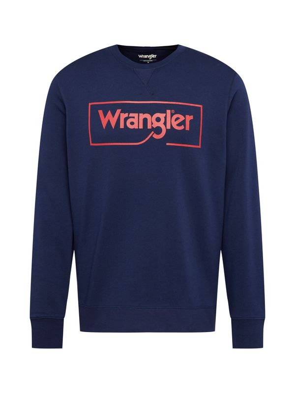 WRANGLER WRANGLER Суичър  нейви синьо / червено