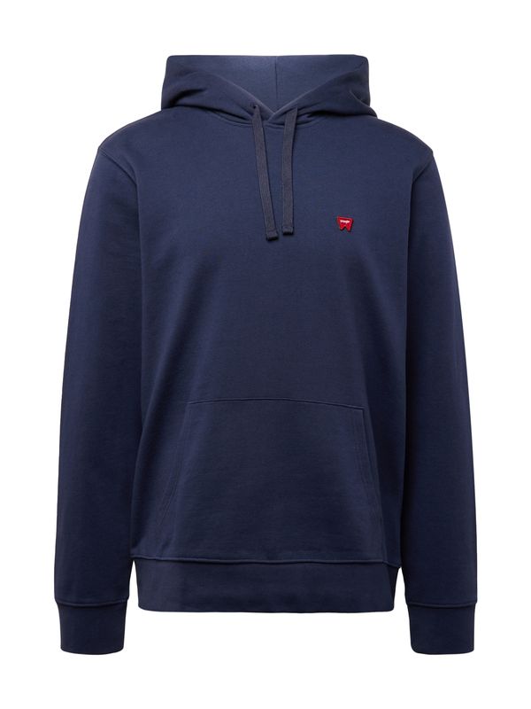 WRANGLER WRANGLER Суичър 'SIGN OFF'  нощно синьо / червено