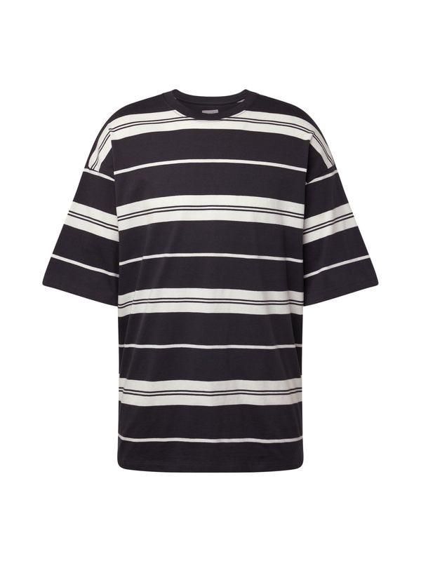 WRANGLER WRANGLER Тениска  антрацитно черно / бяло