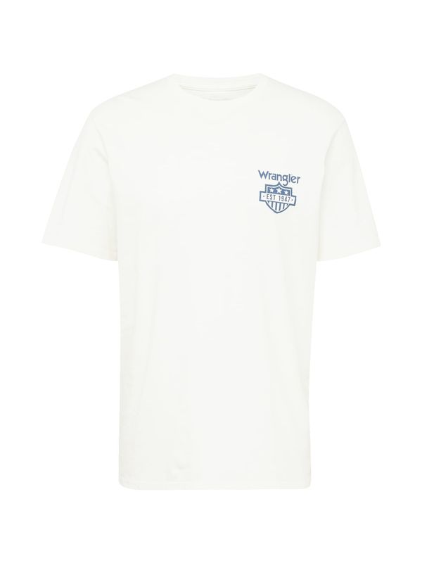 WRANGLER WRANGLER Тениска  морскосиньо / оранжево / бяло