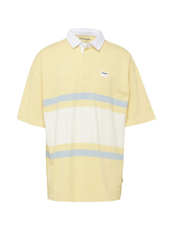 WRANGLER WRANGLER Тениска  опушено синьо / светложълто / бяло