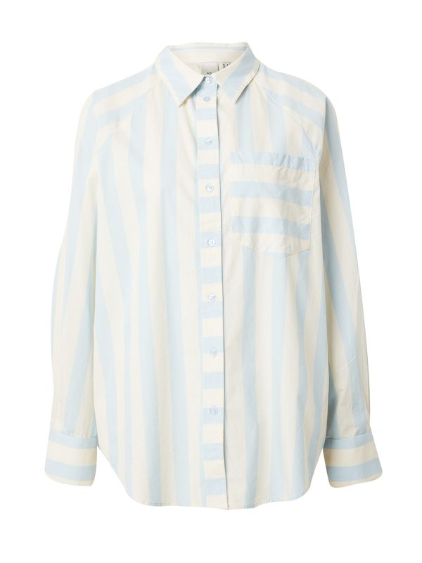 Y.A.S Y.A.S Блуза 'MONDAY'  екрю / светлосиньо