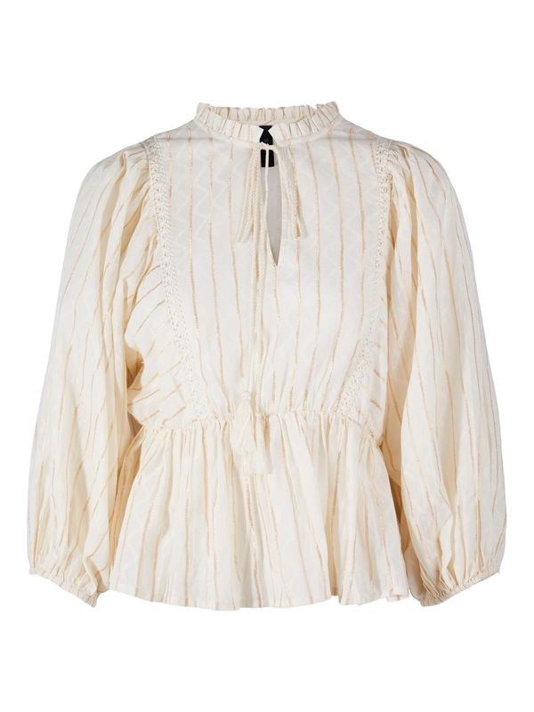 Y.A.S Y.A.S Блуза 'Pala'  злато / естествено бяло