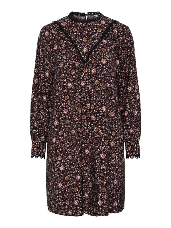 Y.A.S Y.A.S Рокля 'ADISSO'  кафяво / черно / бяло