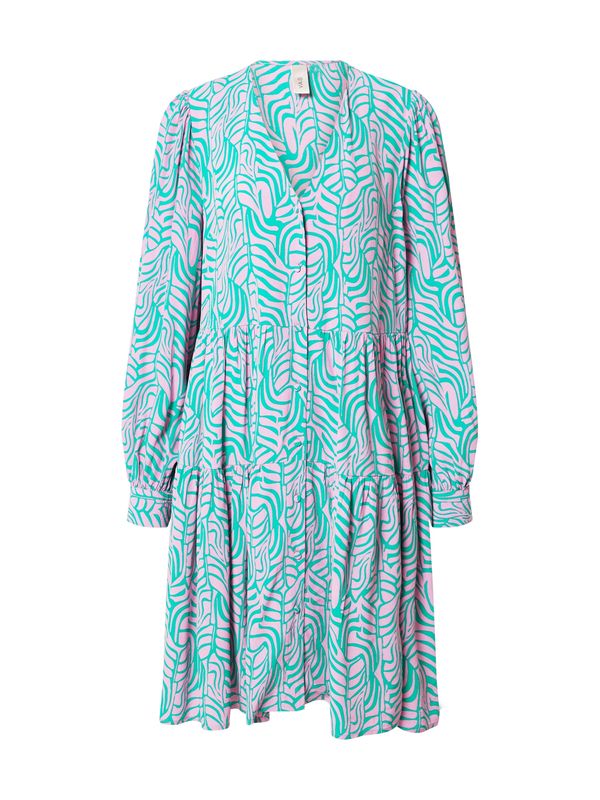 Y.A.S Y.A.S Рокля 'Leafo'  тюркоазен / лилав