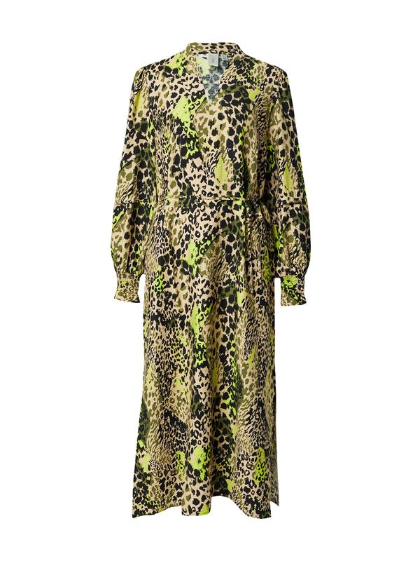 Y.A.S Y.A.S Рокля 'MULTANA'  светлокафяво / светлозелено / черно