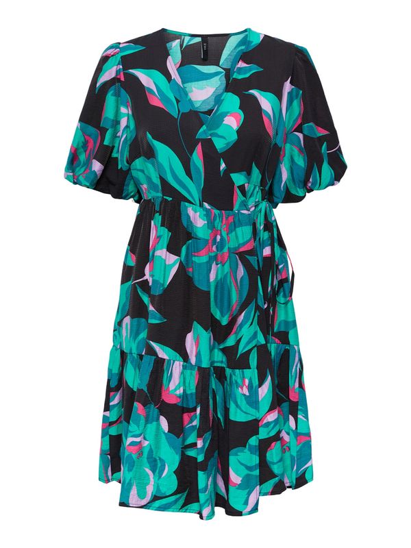 Y.A.S Y.A.S Рокля 'SAGGA'  тюркоазен / пъстро / черно