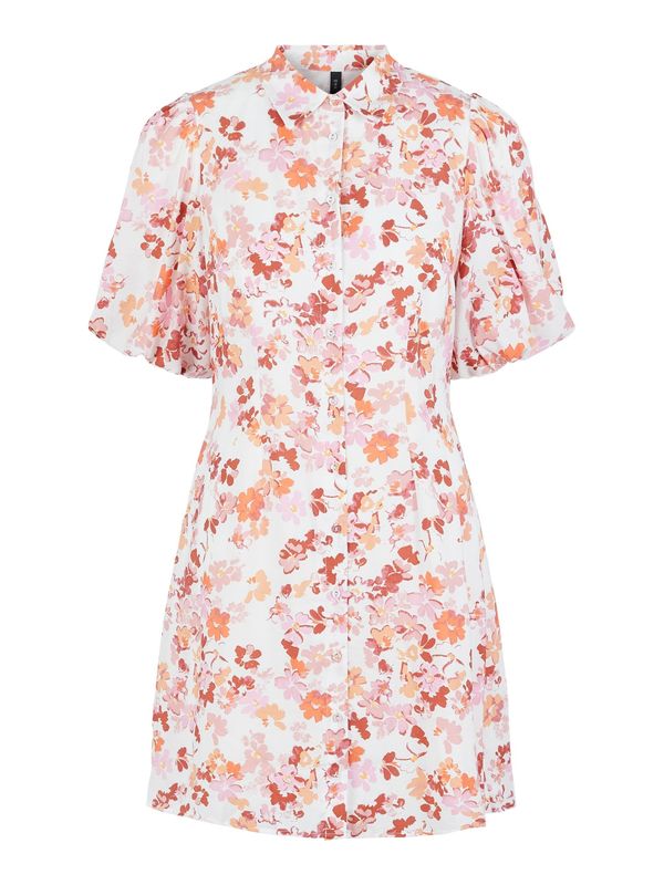 Y.A.S Y.A.S Рокля тип риза 'Famula'  оранжево / светлорозово / червено / бяло
