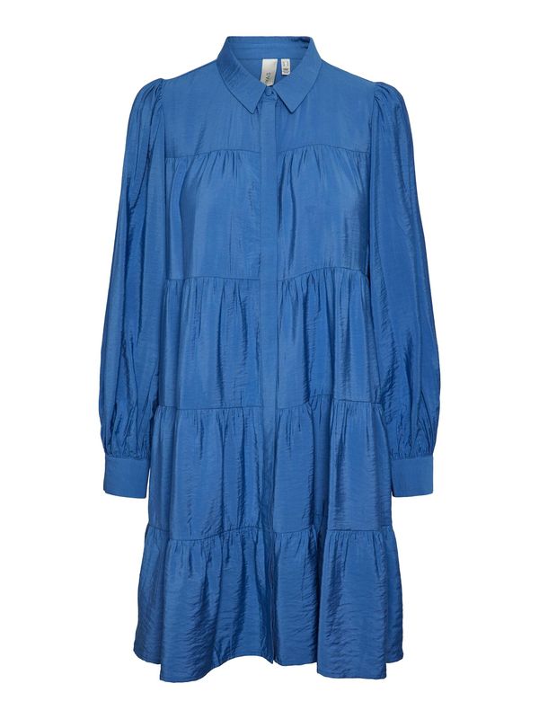 Y.A.S Y.A.S Рокля тип риза 'PALA'  синьо