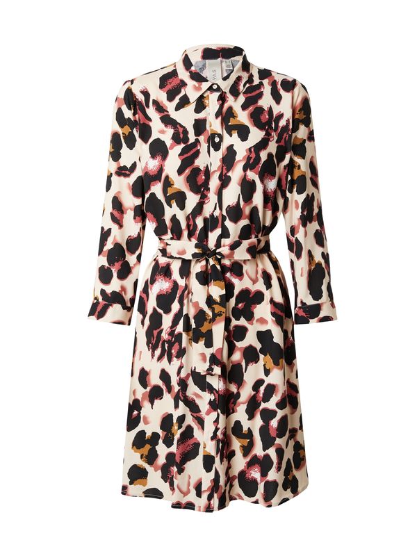 Y.A.S Y.A.S Рокля тип риза 'SAVANNA'  бежово / питая / черно