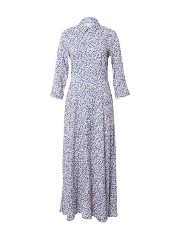 Y.A.S Y.A.S Рокля тип риза 'Savanna'  бежово / тъмносиньо / пудра / бяло