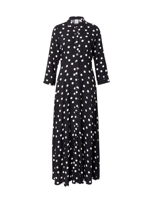 Y.A.S Y.A.S Рокля тип риза 'Savanna'  черно / мръсно бяло