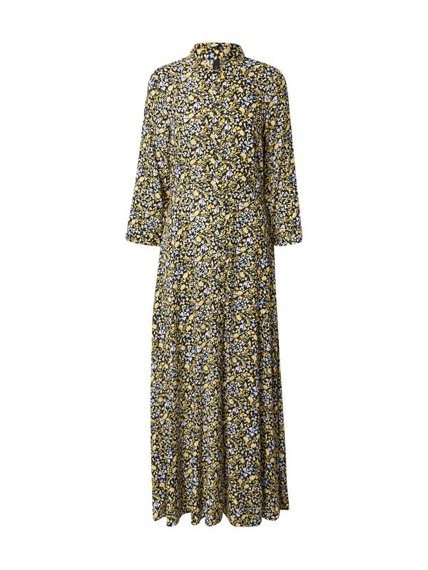 Y.A.S Y.A.S Рокля тип риза 'Savanna'  светлосиньо / жълто / черно / бяло