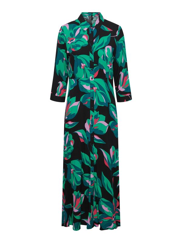 Y.A.S Y.A.S Рокля тип риза 'Savanna'  зелено / розово / еосин / черно