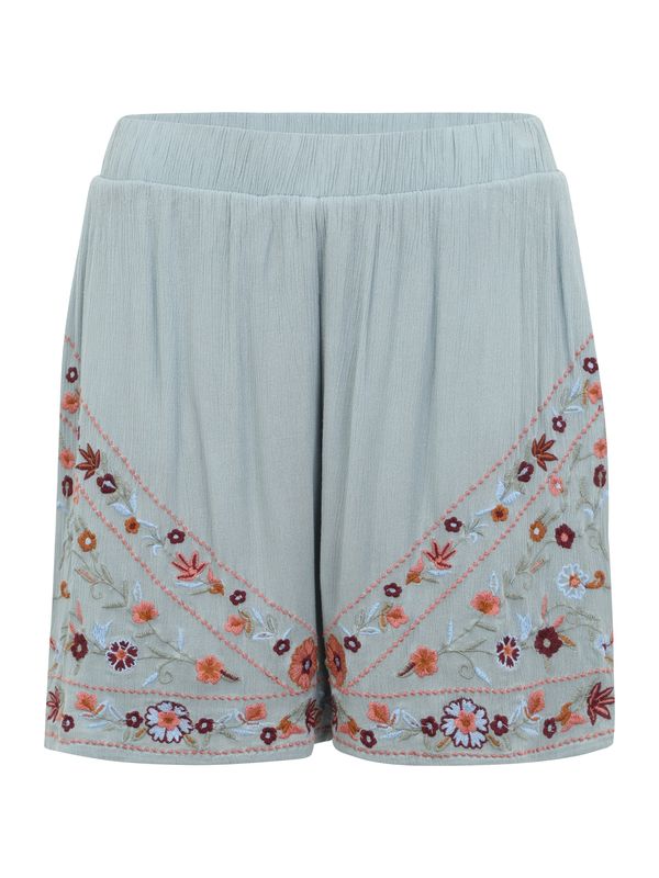 Y.A.S Tall Y.A.S Tall Панталон 'CHELLA'  светлосиньо / сиво / оранжево / ръждиво червено