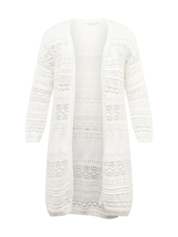 Z-One Z-One Плетена жилетка 'Ra44ya'  бяло