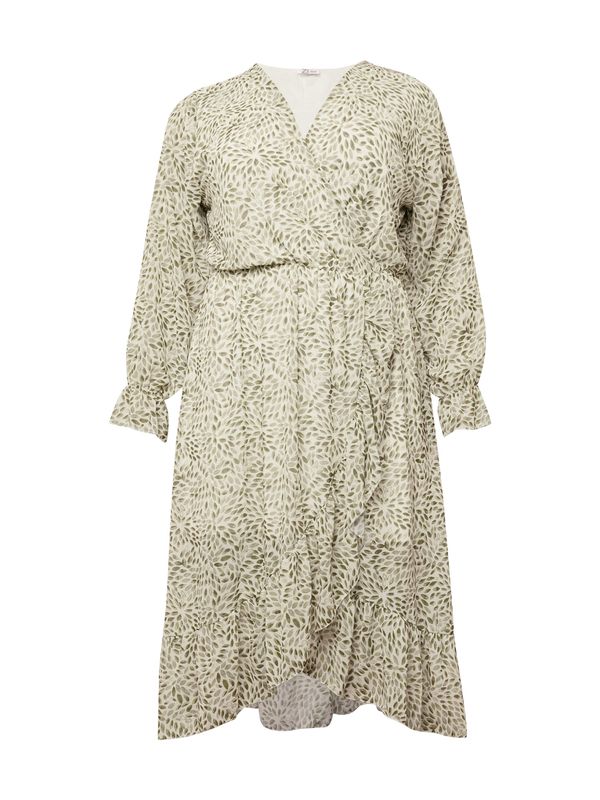 Z-One Z-One Рокля 'Ad44ina'  маслина / светлозелено / бяло