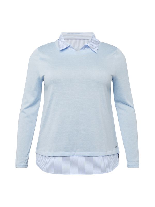 Z-One Z-One Тениска 'Li44nda'  светлосиньо / бяло