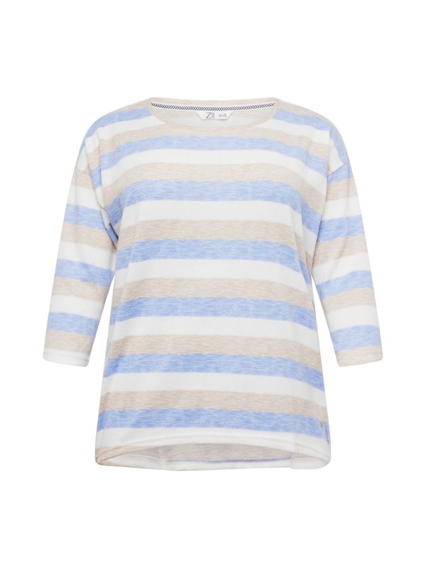Z-One Z-One Тениска 'Mi44a'  бежово меланж / светлосиньо / бяло
