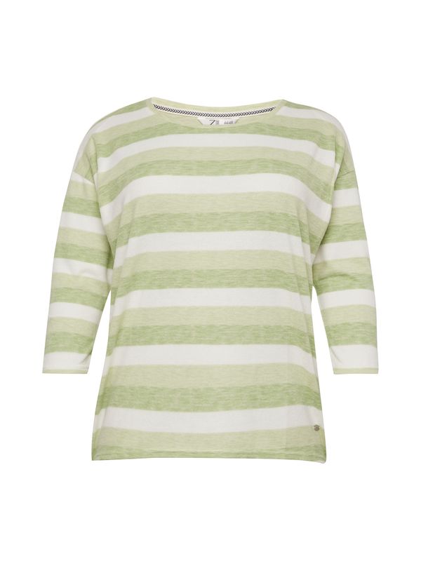 Z-One Z-One Тениска 'Mi44a'  пастелно зелено / зелен меланж / бяло