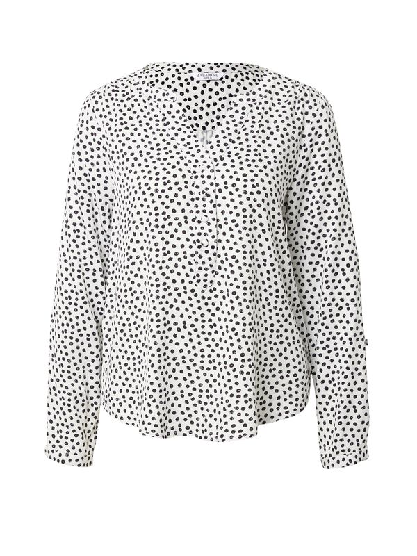 ZABAIONE ZABAIONE Блуза 'Annabelle'  черно / бяло