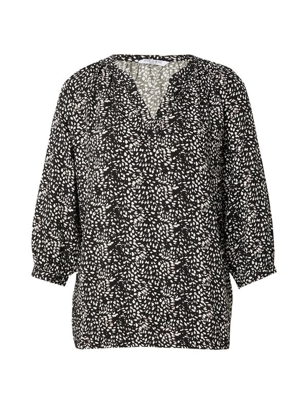 ZABAIONE ZABAIONE Блуза 'Co44rnelia'  таупе сиво / черно / бяло