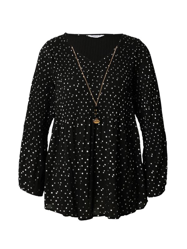 ZABAIONE ZABAIONE Блуза 'Di44ana'  черно / мръсно бяло