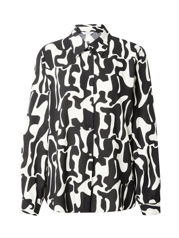 ZABAIONE ZABAIONE Блуза 'Kella'  черно / бяло