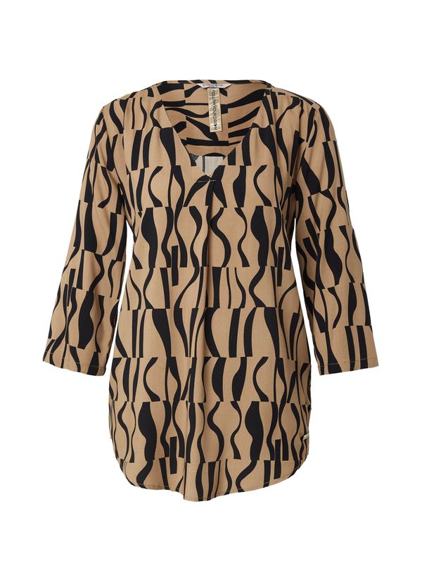 ZABAIONE ZABAIONE Блуза 'To44scany'  камел / нейви синьо