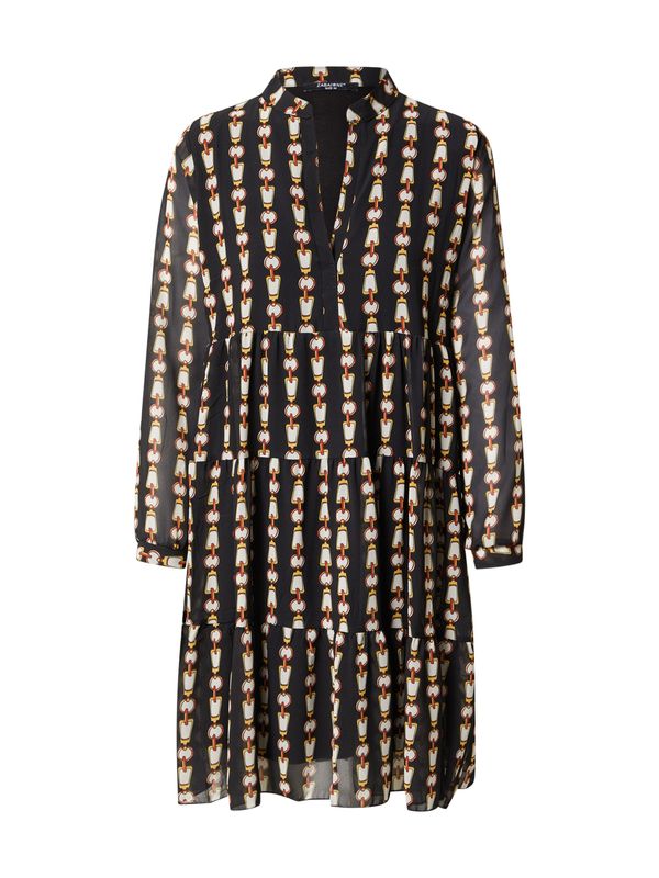 ZABAIONE ZABAIONE Рокля тип риза 'Alva'  жълто / червено / черно / бяло