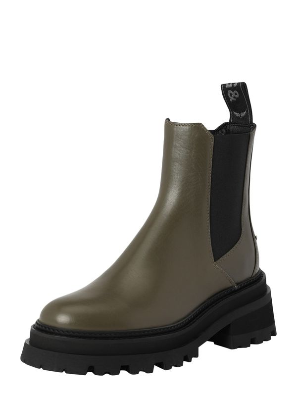 Zadig & Voltaire Zadig & Voltaire Боти Chelsea 'RAVE'  зелено / черно