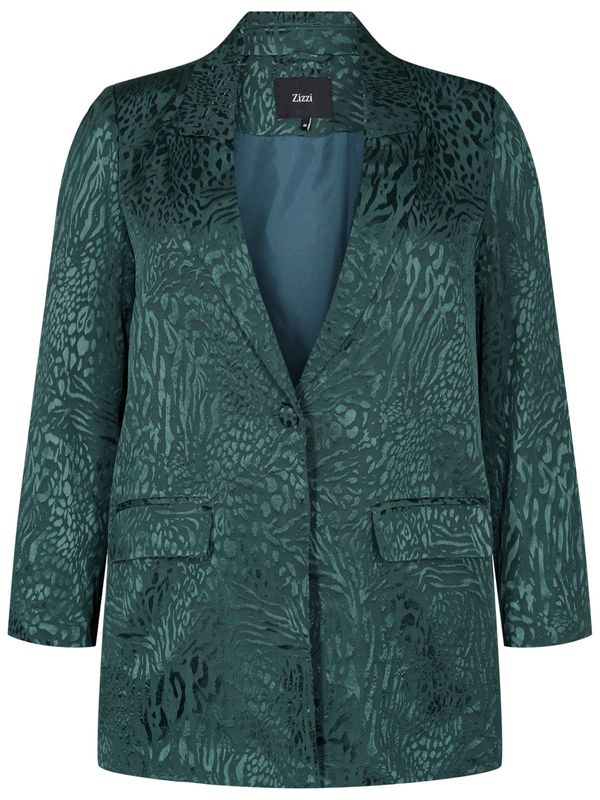 Zizzi Zizzi Блейзър 'MRIA'  зелено / тъмнозелено