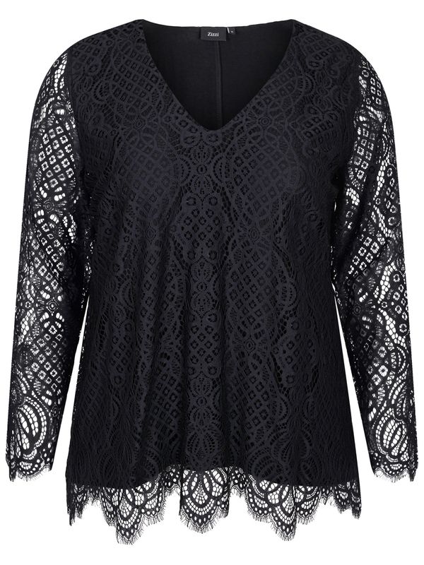 Zizzi Zizzi Блуза 'Dindy'  черно