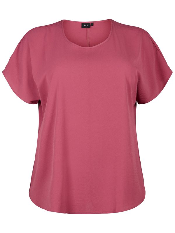 Zizzi Zizzi Блуза 'Vanni'  червено-виолетово