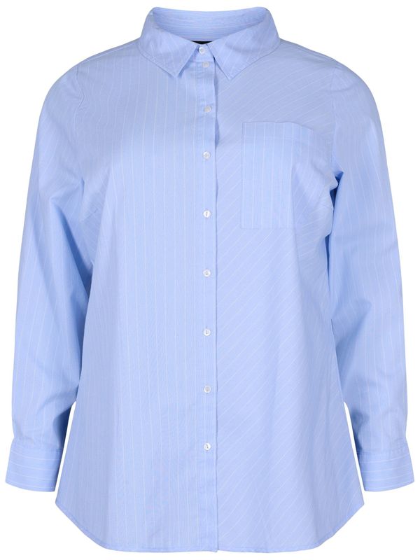 Zizzi Zizzi Блуза 'VKAMMI'  светлосиньо