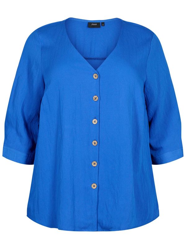 Zizzi Zizzi Блуза 'VMACY'  синьо