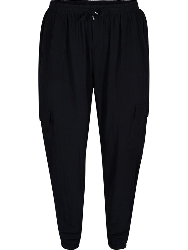 Zizzi Zizzi Карго панталон 'MACY'  черно