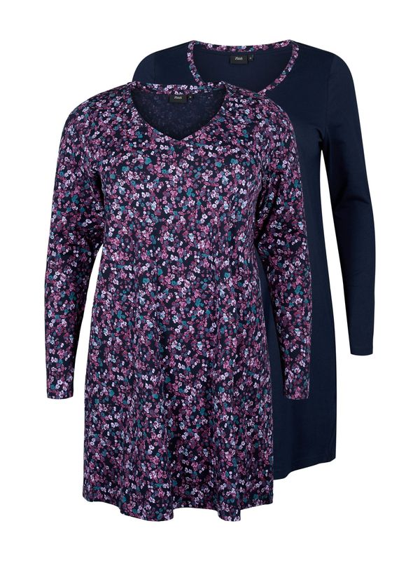 Zizzi Zizzi Нощница 'Dana'  нейви синьо / пъстро