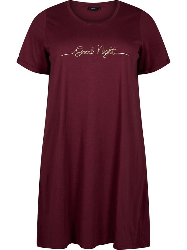 Zizzi Zizzi Нощница 'MALLY'  злато / винено червено