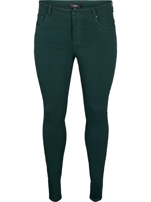 Zizzi Zizzi Панталон 'JJUNE'  тъмнозелено