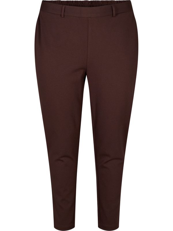 Zizzi Zizzi Панталон 'JMADDIE'  тъмнокафяво