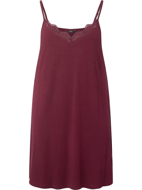 Zizzi Zizzi Пенюар 'LACE'  винено червено