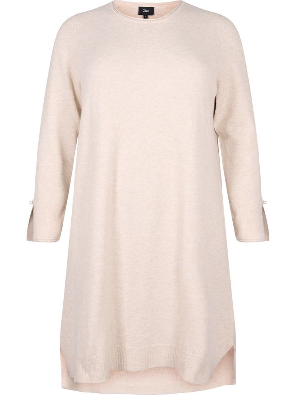 Zizzi Zizzi Плетена рокля 'Sunny'  камък