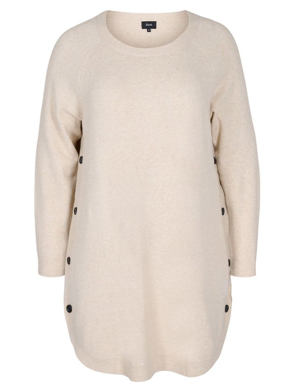 Zizzi Zizzi Плетена рокля 'Sunny'  светлобежово