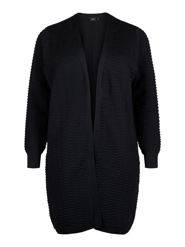 Zizzi Zizzi Плетена жилетка 'RACHEL'  черно