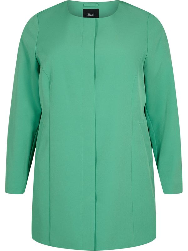 Zizzi Zizzi Преходно палто 'SUMMER'  зелено