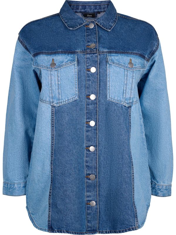 Zizzi Zizzi Преходно яке 'JTHALEEN'  синьо / светлосиньо