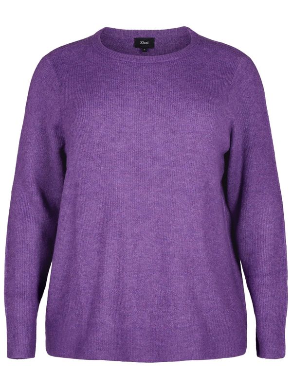 Zizzi Zizzi Пуловер 'CAMAYA'  лилав